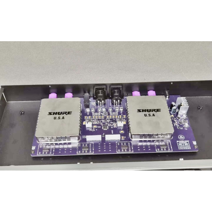 Micro Shure UGX23 Plus - Model 2022 - Vỉ tím, tự ngắt - Hát nhẹ, tiếng tròn - Hàng nhập khẩu