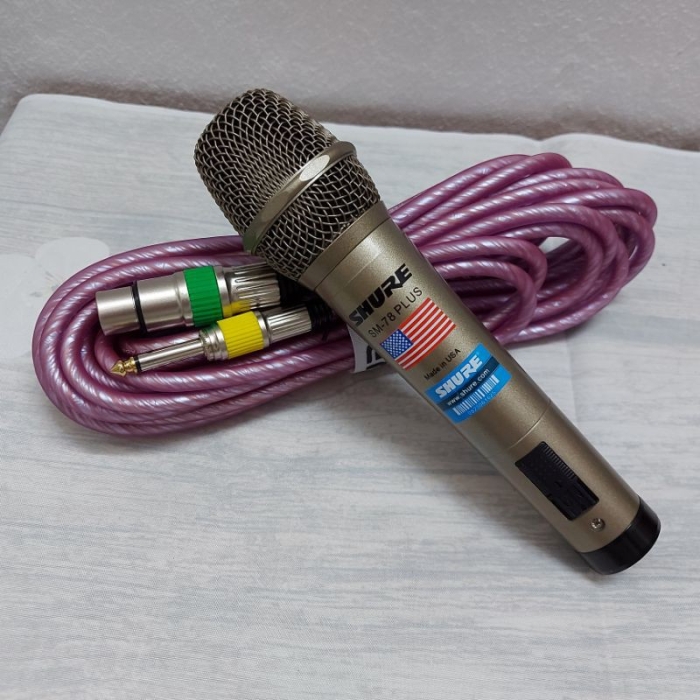 Micro Có Dây Shure SM-78 Plus Chất Lượng Cao.