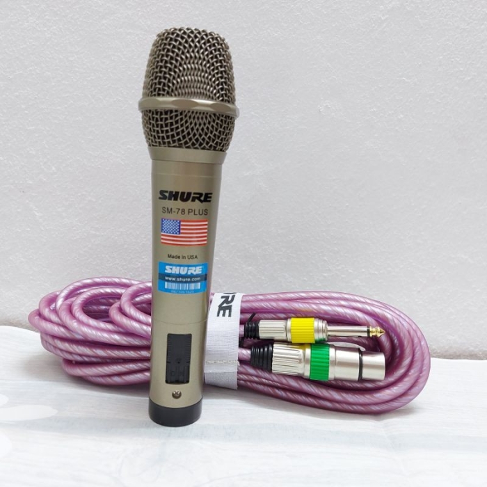 Micro Có Dây Shure SM-78 Plus Chất Lượng Cao.