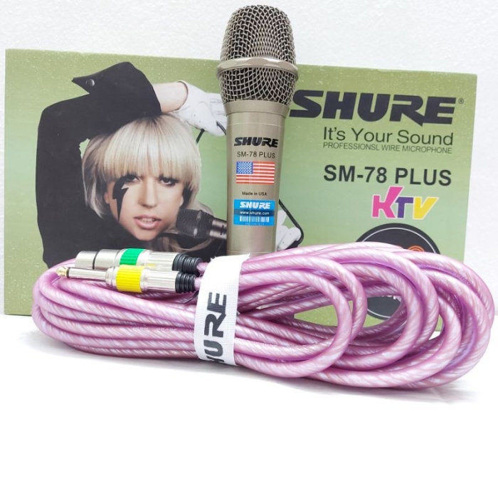 Micro Có Dây Shure SM-78 Plus Chất Lượng Cao.