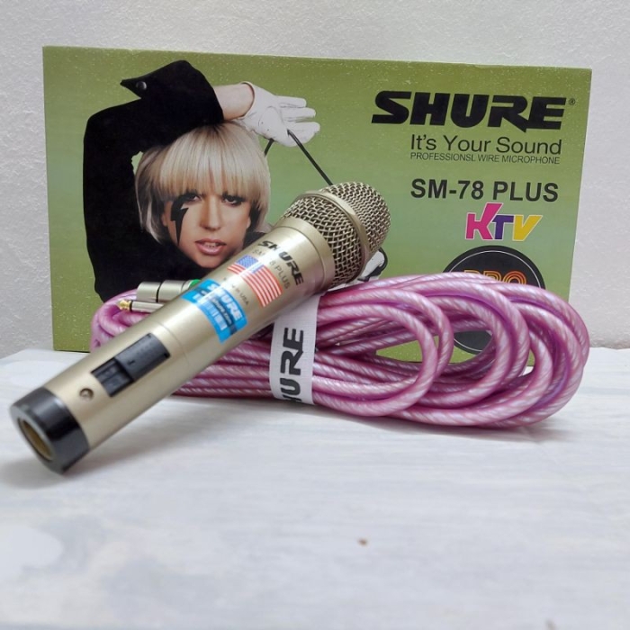 Micro Có Dây Shure SM-78 Plus Chất Lượng Cao.
