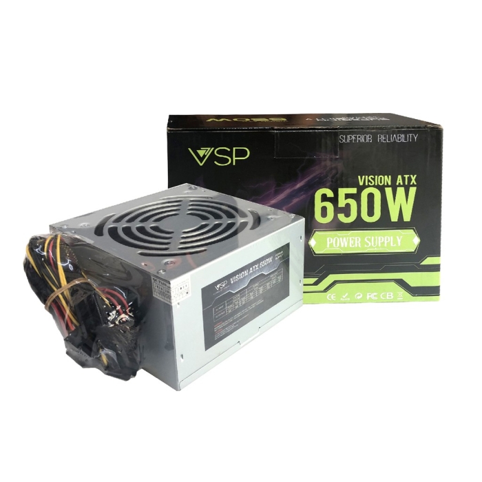 Nguồn máy tính VSP 650W Bảo Hành 2 Năm Nguồn máy tính VSP 650W Bảo Hành 2 Năm