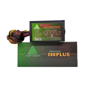 Nguồn VSPTECH Green Power 500 Plus 500W + Dây Nguồn - Hàng Chính Hãng