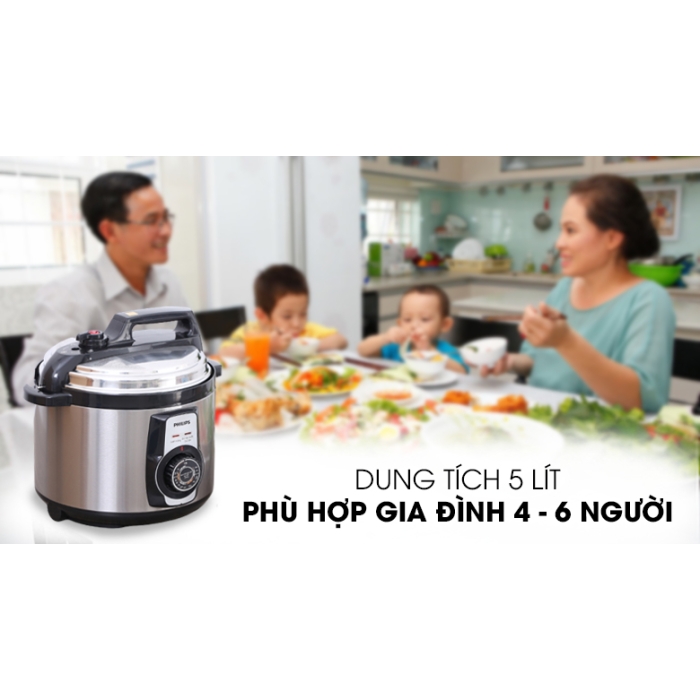 Nồi áp suất điện Philips HD2103/66 5 lít