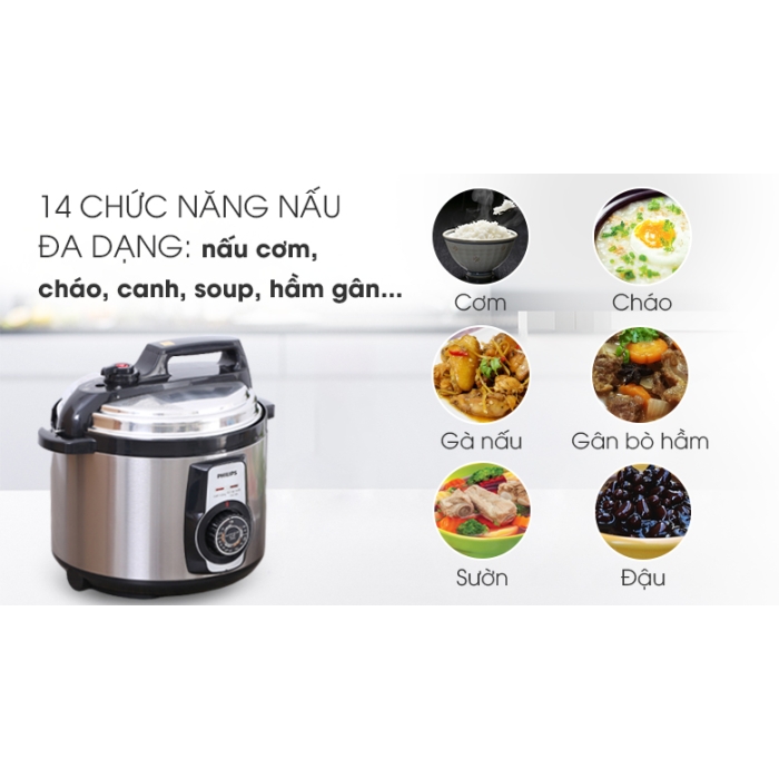 Nồi áp suất điện Philips HD2103/66 5 lít