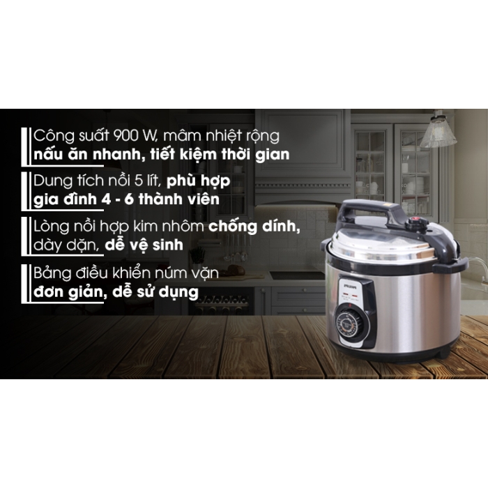 Nồi áp suất điện Philips HD2103/66 5 lít