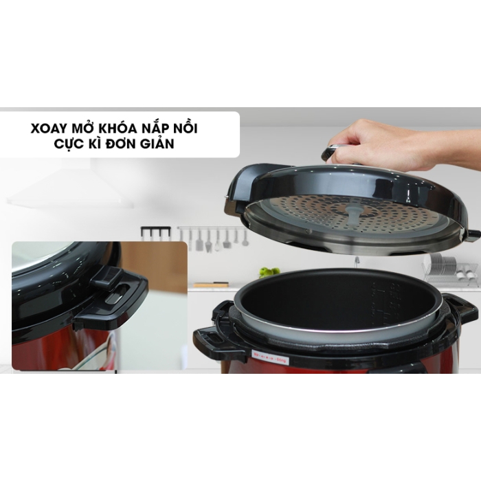 Nồi áp suất điện Sunhouse SHD-1552 5 lít