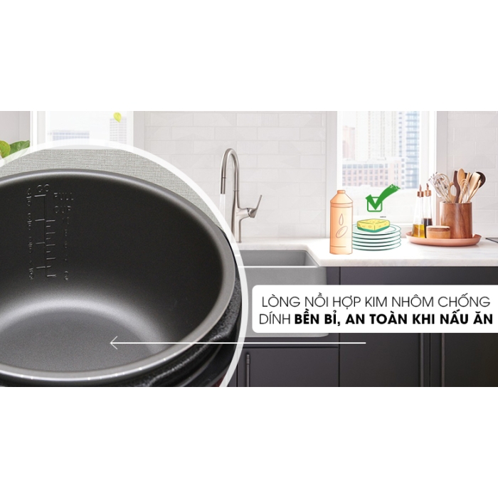 Nồi áp suất điện Sunhouse SHD-1552 5 lít