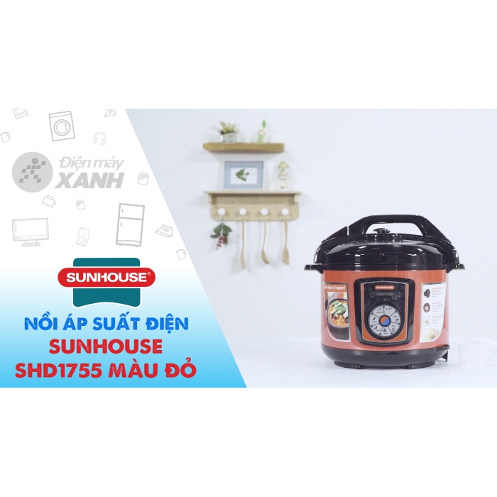 Nồi áp suất điện Sunhouse SHD1755 5 lít Nồi áp suất điện Sunhouse SHD1755 5 lít