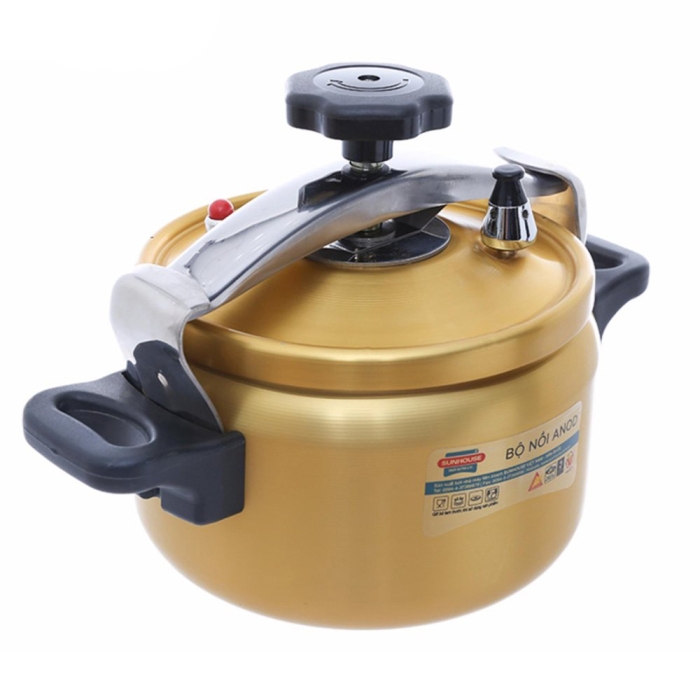 Nồi Áp Suất Anod Sunhouse SHA850 (5L) Màu Vàng Nồi Áp Suất Anod Sunhouse SHA850 (5L) Màu Vàng