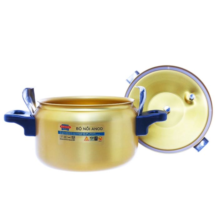 Nồi Áp Suất Anod Sunhouse SHA850 (5L) Màu Vàng Nồi Áp Suất Anod Sunhouse SHA850 (5L) Màu Vàng