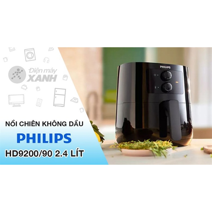 Nồi chiên không dầu Philips HD9200/90 2.4 lít