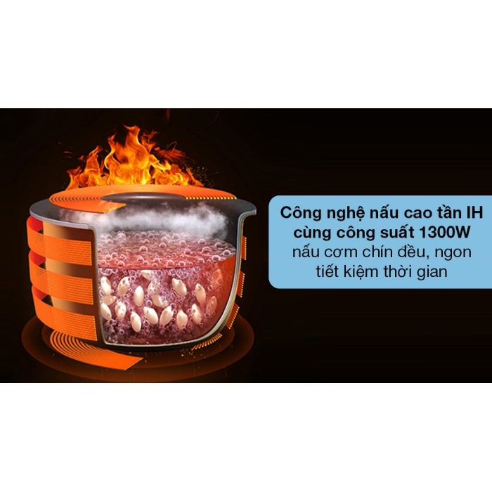 Nồi cơm cao tần Sharp 1.8 lít KS-IH191V-GL