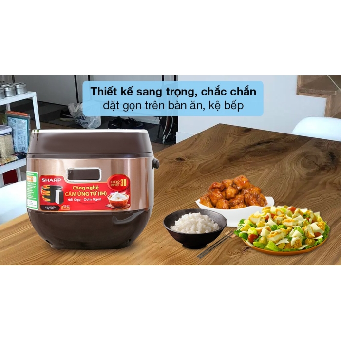 Nồi cơm cao tần Sharp 1.8 lít KS-IH191V-GL