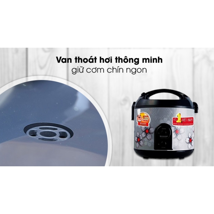 Nồi cơm điện Sharp 1.8 lít KS-NR191STV