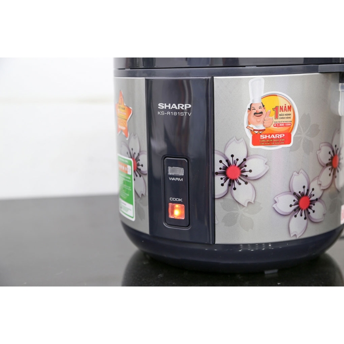 Nồi cơm điện Sharp 1.8 lít KS-R181STV
