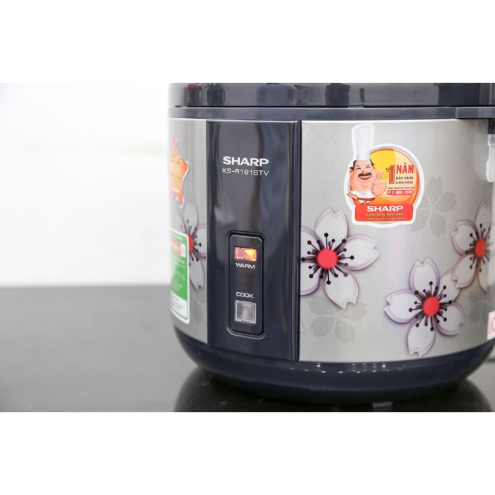 Nồi cơm điện Sharp 1.8 lít KS-R181STV