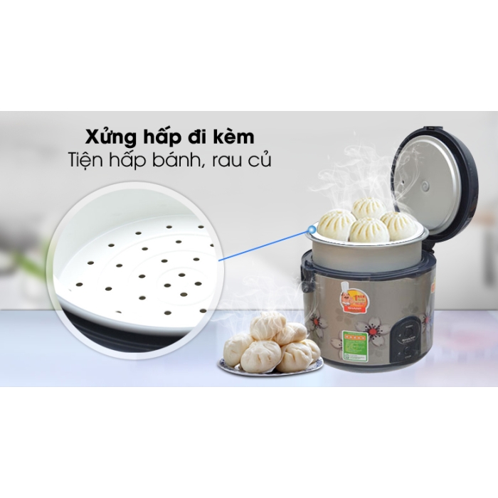 Nồi cơm điện Sharp 2.2 lít KS-R231STV