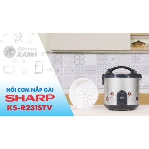 Nồi cơm điện Sharp 2.2 lít KS-R231STV
