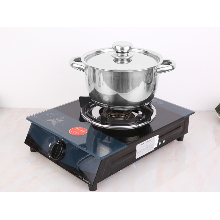 Nồi inox 3 đáy nắp inox 20 cm Fivestar FSN20001