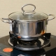 Nồi inox 3 đáy nắp kính 18 cm Fivestar FSN 18IN1