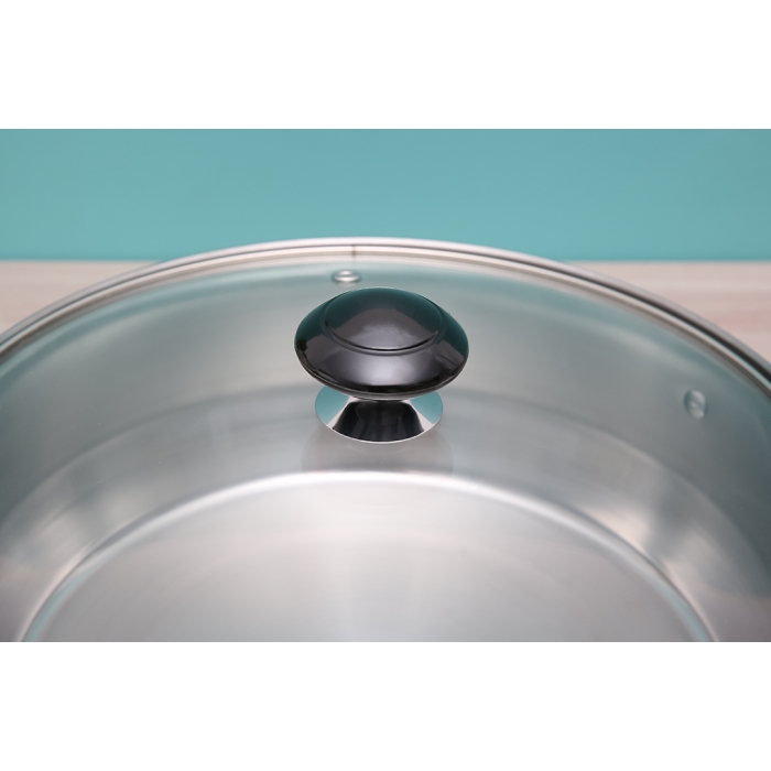 Nồi lẩu inox nắp kính 26 cm Sunhouse SHL26