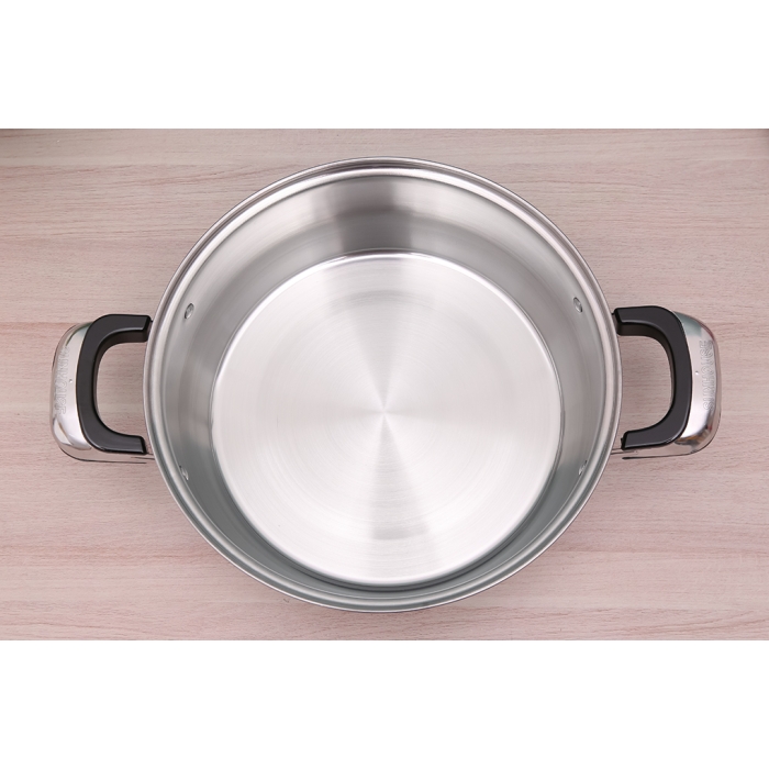 Nồi lẩu inox nắp kính 26 cm Sunhouse SHL26