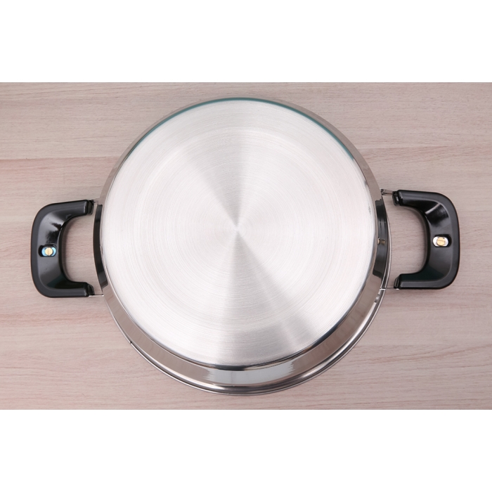 Nồi lẩu inox nắp kính 26 cm Sunhouse SHL26