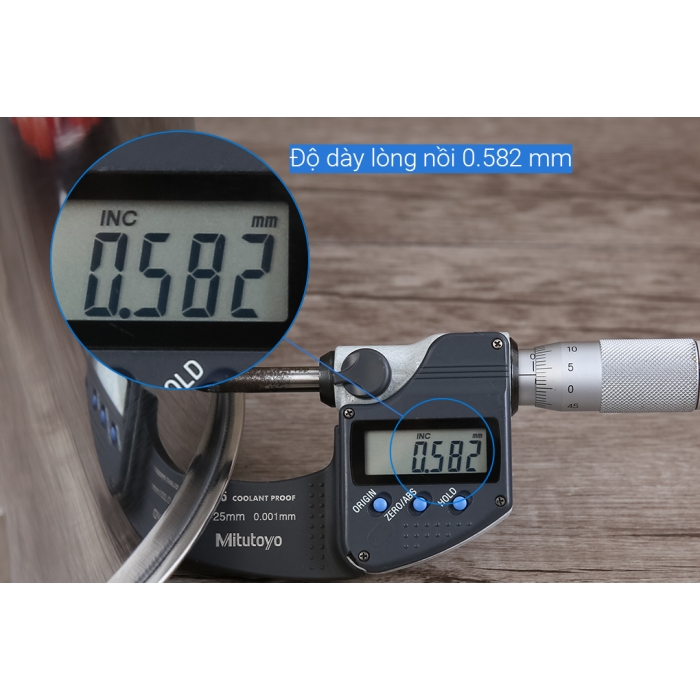 Nồi luộc gà inox 3 đáy nắp kính 28 cm Sunhouse SH28LG