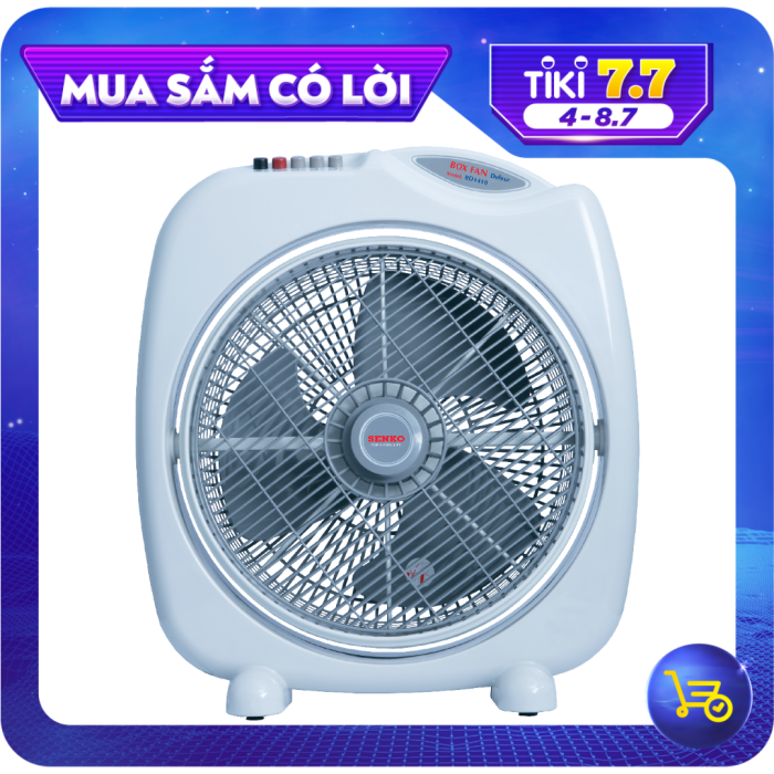 Quạt bàn đảo 4 Tấc chuyển hướng điện cao cấp Senko ( Hàng Chính Hãng ) BD1410