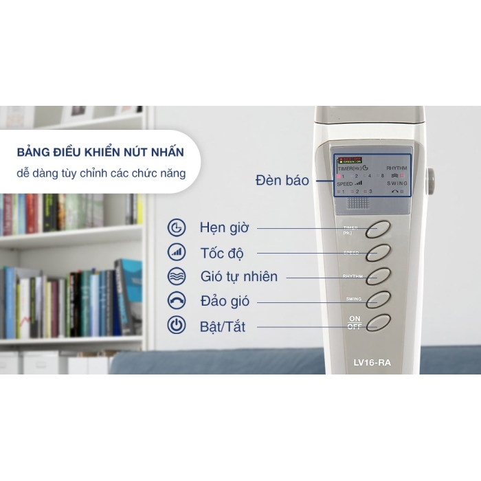 Quạt đứng Mitsubishi LV16-RA SF-GY
