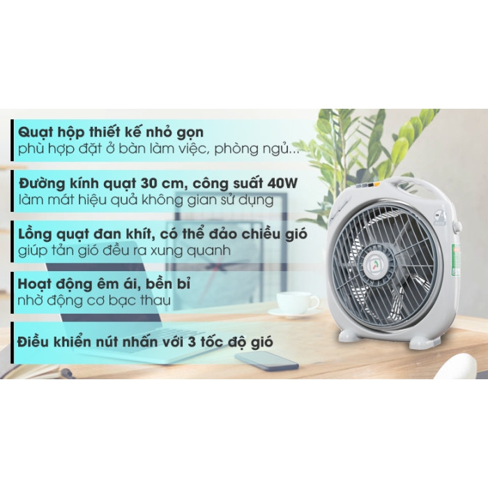 Quạt hộp Asia F12001