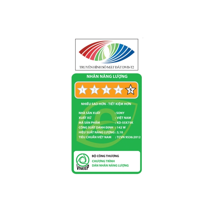 Google Tivi Sony 4K 55 inch KD-55X75K