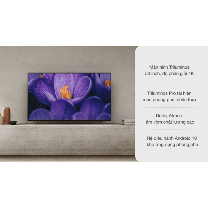 Android Tivi Sony 4K 50 inch KD-50X80J