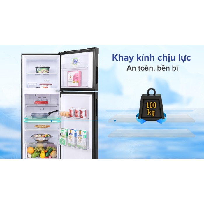 Tủ lạnh Aqua Inverter 211 lít AQR-T238FA(FB)