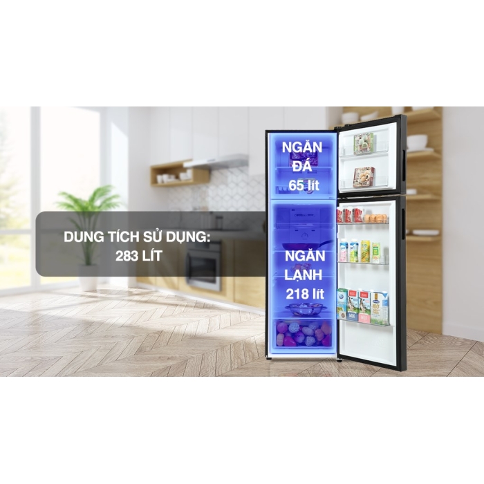 Tủ lạnh Aqua Inverter 283 lít AQR-T299FA(FB)