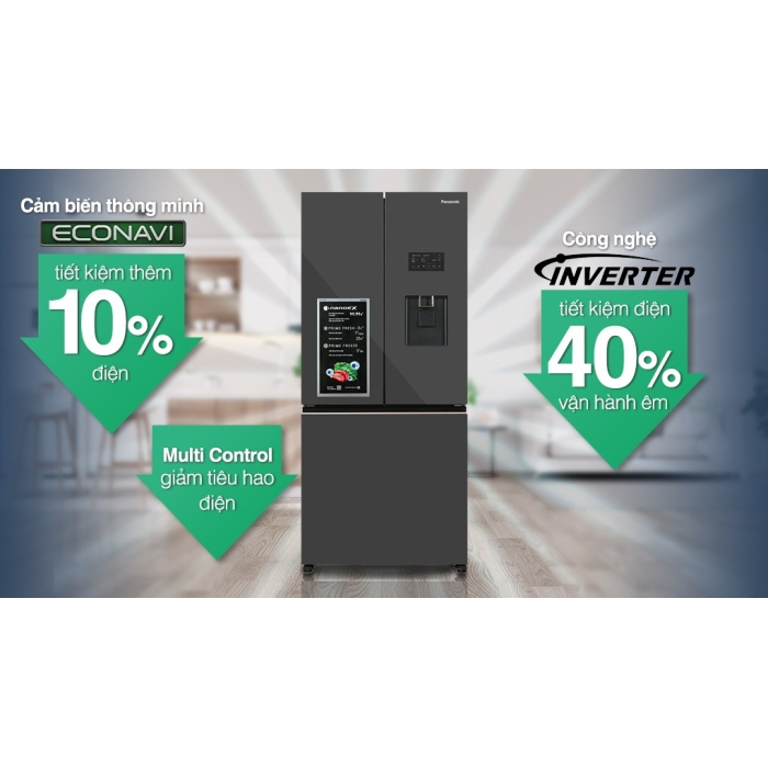 Tủ lạnh Panasonic Inverter 495 lít NR-CW530XMMV