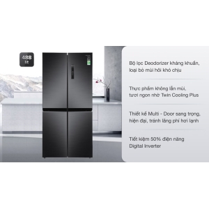 Tủ lạnh Samsung Inverter 488 lít RF48A4000B4/SV