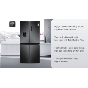 Tủ lạnh Samsung Inverter 488 lít RF48A4010B4/SV