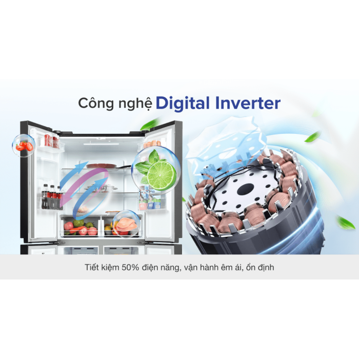 Tủ lạnh Samsung Inverter 488 lít RF48A4010B4/SV