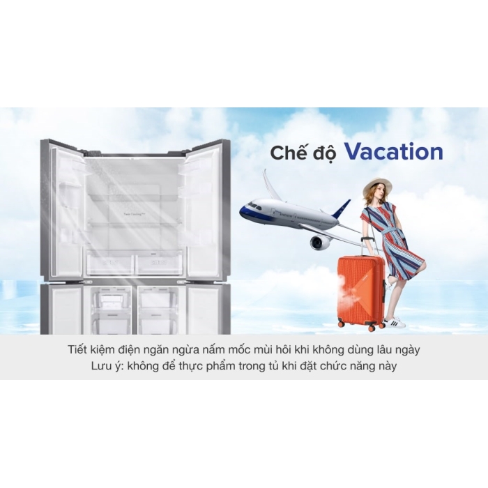 Tủ lạnh Samsung Inverter 488 lít RF48A4010B4/SV