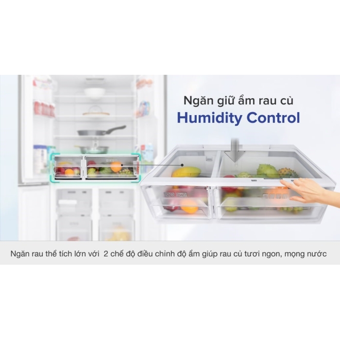 Tủ lạnh Sharp Inverter 401 lít SJ-FXP480VG-BK