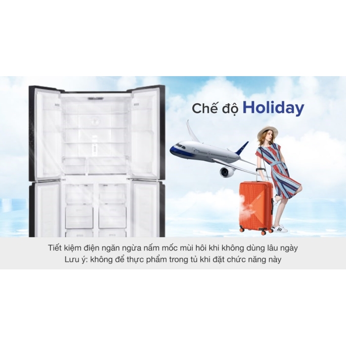 Tủ lạnh Sharp Inverter 401 lít SJ-FXP480VG-BK