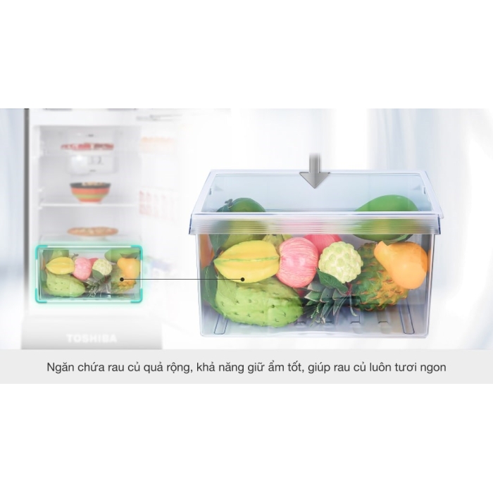 Tủ lạnh Toshiba Inverter 194 lít GR-A25VM(UKG1)