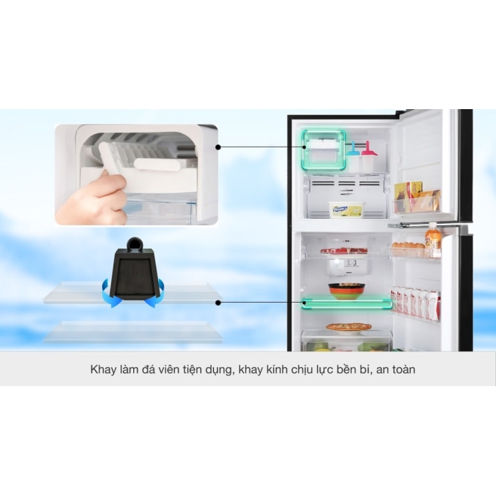 Tủ lạnh Toshiba Inverter 194 lít GR-A25VM(UKG1)