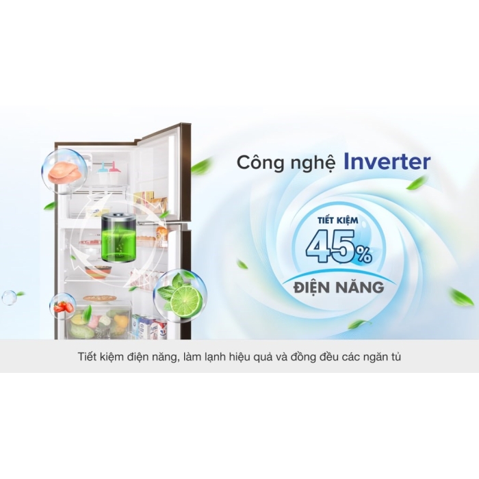 Tủ lạnh Toshiba Inverter 194 lít GR-A25VM(UKG1)