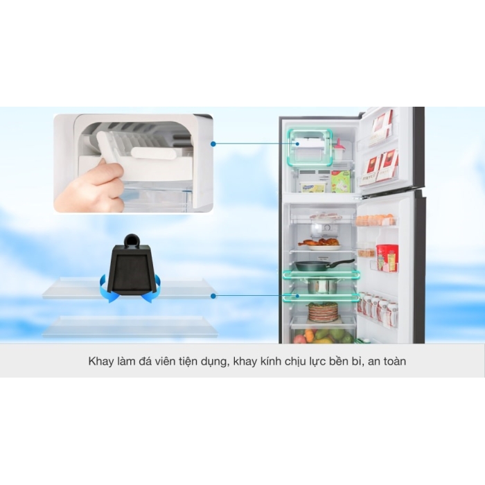 Tủ lạnh Toshiba Inverter 253 lít GR-B31VU SK