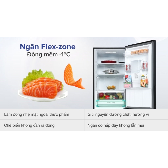 Tủ lạnh Toshiba Inverter 322 lít GR-RB405WE-PMV(06)-MG Tủ lạnh Toshiba Inverter 322 lít GR-RB405WE-PMV(06)-MG