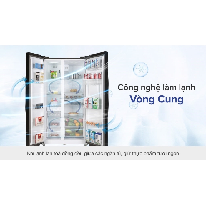 Tủ lạnh Toshiba Inverter 513 lít GR-RS682WE-PMV(06)-MG