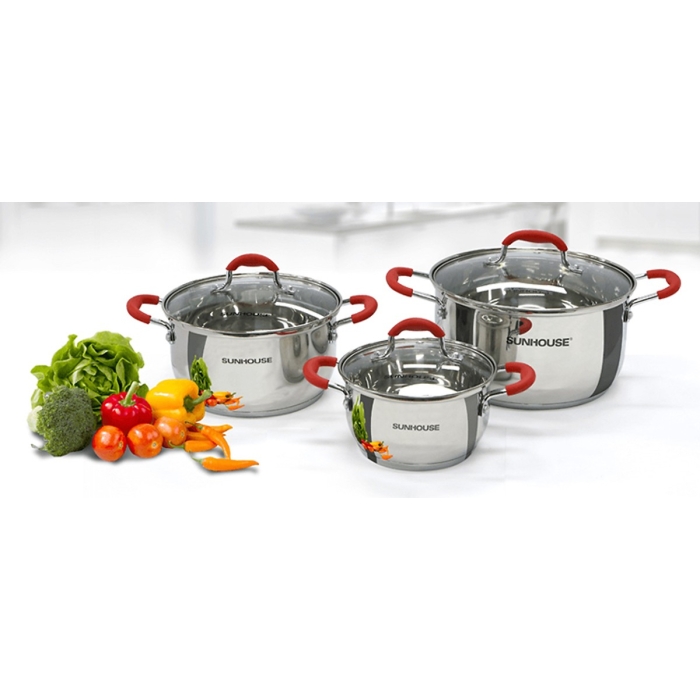 Bộ nồi Inox 5 đáy Sunhouse SHG2503MSD